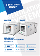 ECOLOGY UNIT F400 certified with electrostatic filtration and integrated fan